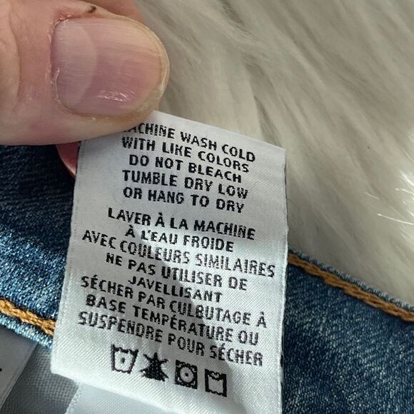 Hudson Riley Relaxed Straight Leg Ring Zip Crop Jeans Sz 27 - Picture 7 of 11